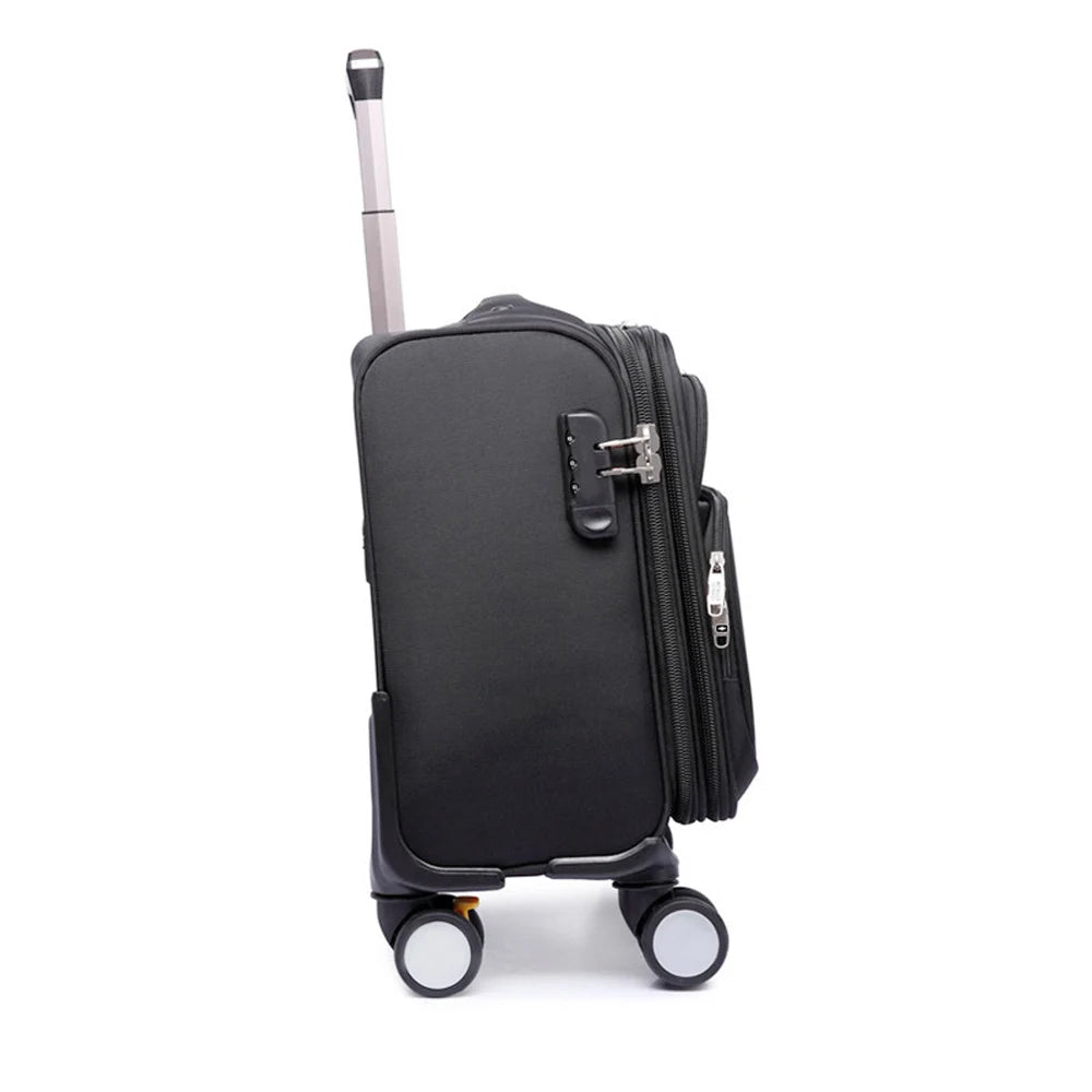 2023 Trendy Tech Suitcase: Stylish Luggage with Universal Wheels and Password