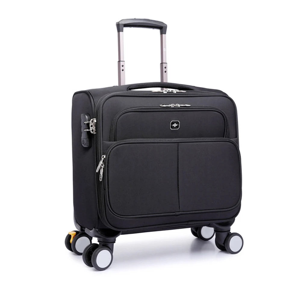 2023 Trendy Tech Suitcase: Stylish Luggage with Universal Wheels and Password